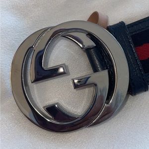 Authentic Gucci Web Belt